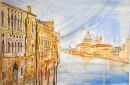 Thomas Plunkett RWS, Grand Canal, Venice, Oil on canvas                          Work available.